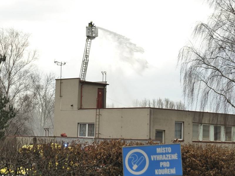 Cvičení integrovaného záchranného systému v Orlickoústecké nemocnici.