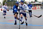 Semifinále play off extraligy hokejbalistů: Pardubice - Letohrad.