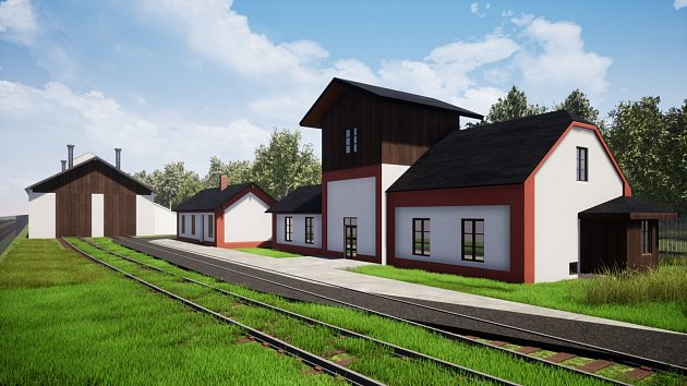 Stavba železničního muzea v Dolní Lipce začne zprovozněním kolejiště u výtopny