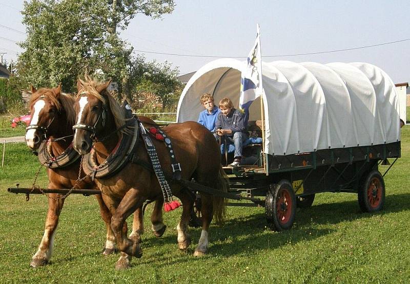 Hubertova jízda v Třebovici.