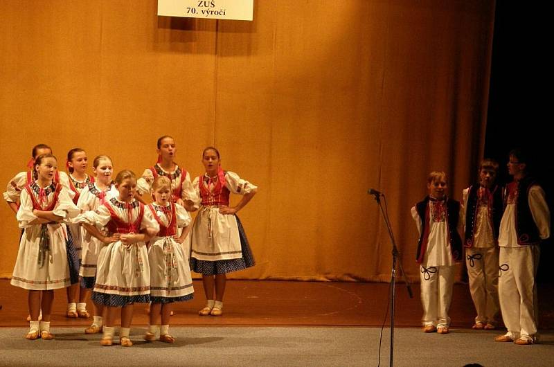 Úvodní "narozeninový" koncert u příležitosti 70. výročí založení ZUŠ v Ústí nad Orlicí.