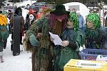 Tradiční karneval na lyžích i bez nich uspořádal v sobotu v Čenkovicích českotřebovský Ski klub.