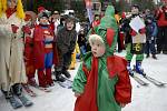 Tradiční karneval na lyžích i bez nich uspořádal v sobotu v Čenkovicích českotřebovský Ski klub.