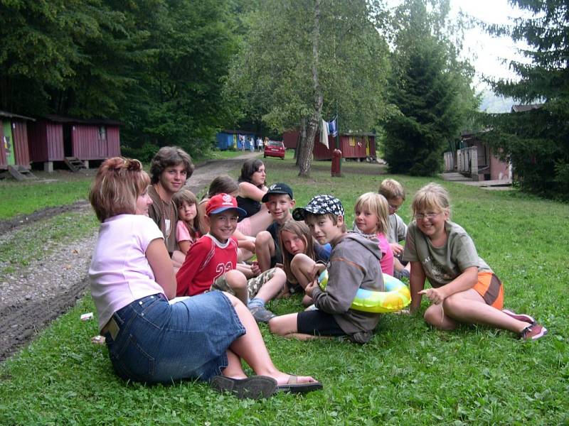 Letní tábor Řadov u Brandýsa nad Orlicí.