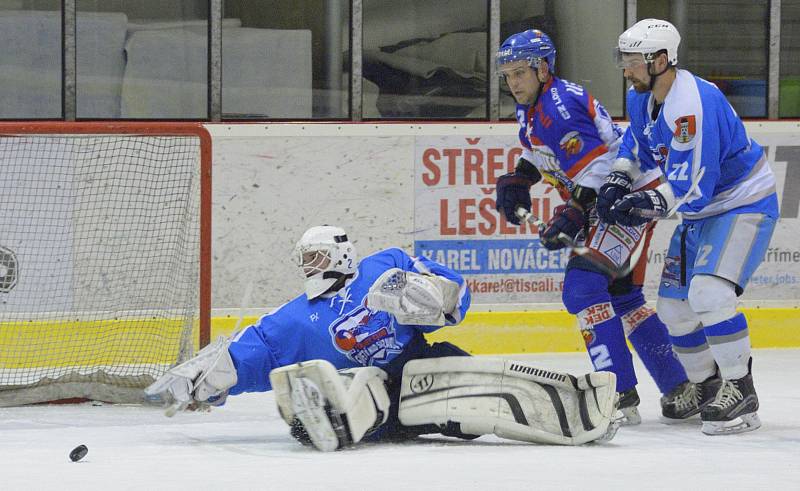 Krajská hokejová liga - čtvrtfinále play off: HC Kohouti Česká Třebová - HC Světlá nad Sázavou.