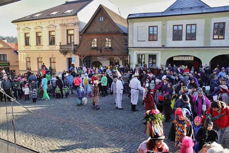 V Jablonném nad Orlicí se v sobotu uskutečnil v pořadí pátý ročník celodenní masopustní veselice.