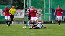 Divizní derby Ústí nad Orlicí (černobílé dresy) - Česká Třebová.