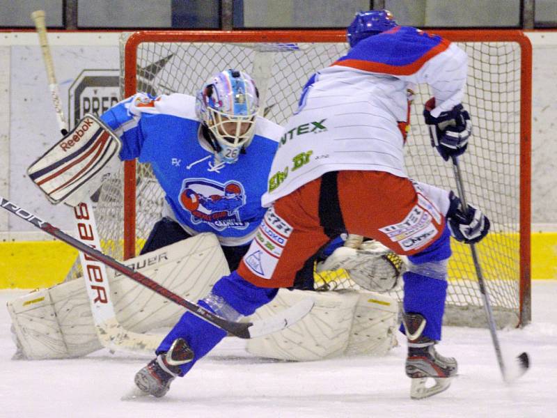 Krajská hokejová liga - čtvrtfinále play off: HC Kohouti Česká Třebová - HC Světlá nad Sázavou.