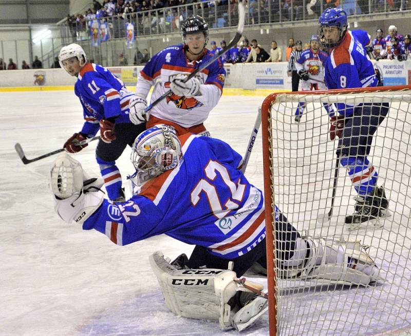 Krajská hokejová liga: HC Kohouti Česká Třebová - HC Litomyšl.