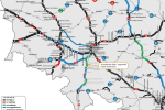 Plánovaná polská dálniční síť
