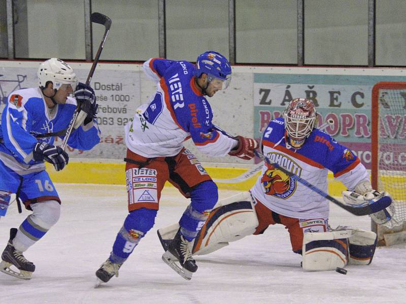 Krajská hokejová liga - čtvrtfinále play off: HC Kohouti Česká Třebová - HC Světlá nad Sázavou.