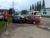 Nehoda v Českých Libchavách.