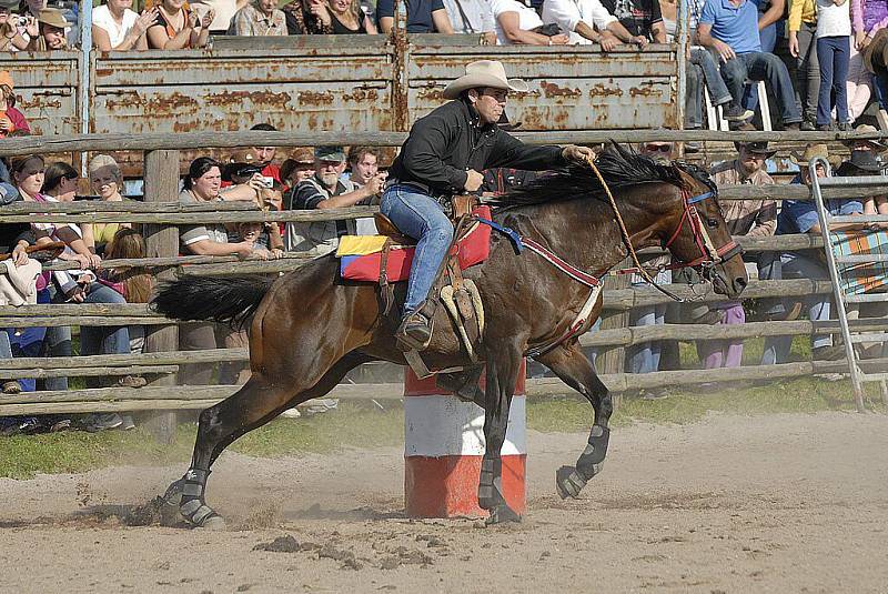 Rodeo v Libchavách.