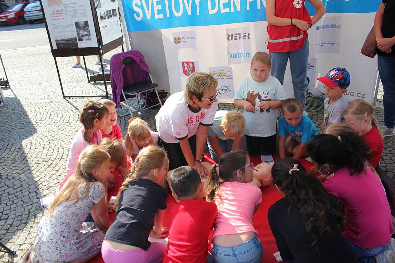 Všechny složky integrovaného záchranného systému dorazily na choceňské náměstí.