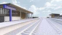 Při modernizaci tratě projde kompletní proměnou železniční stanice v Brandýse nad Orlicí.