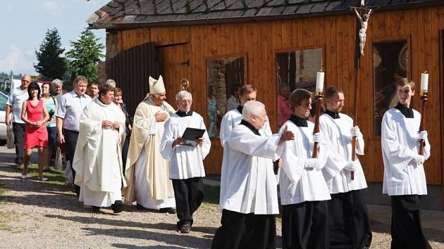 Otevření prostor římskokatolické fary v Dolních Libchavách po rekonstrukci.
