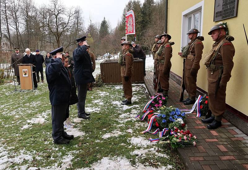 V Žamberku si připomněli 77. výročí od odhalení zpravodajské skupiny BARIUM gestapem.