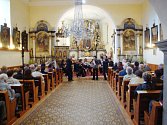 Koncert Komorního orchestru UHK, který se konal v sobotu 9. 6. v kostele v Lukavici.