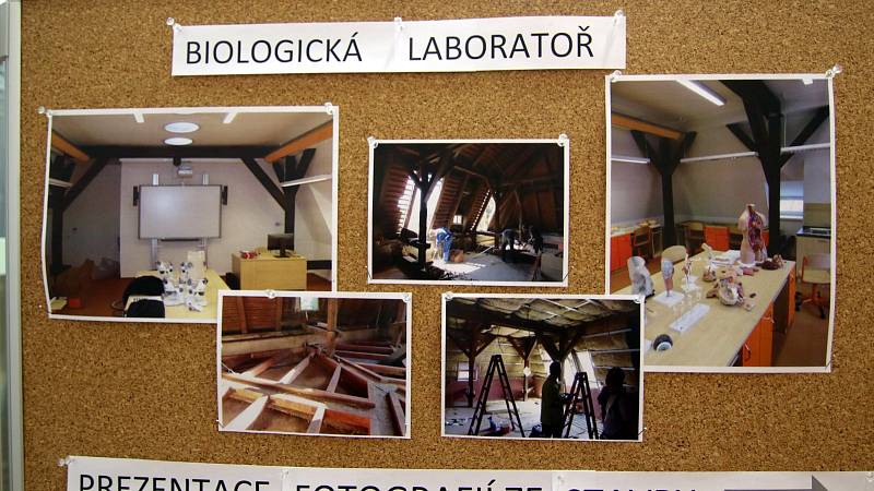 Ústeckým gymnazistům od pátku slouží nové biologické laboratoře a také nové vybavení laboratoří přírodovědných předmětů. V rámci projektu za přibližně 18 milionů korun, z nichž 4 miliony byly z rozpočtu kraje a 14 milionů z prostředků EU, byla v půdních p