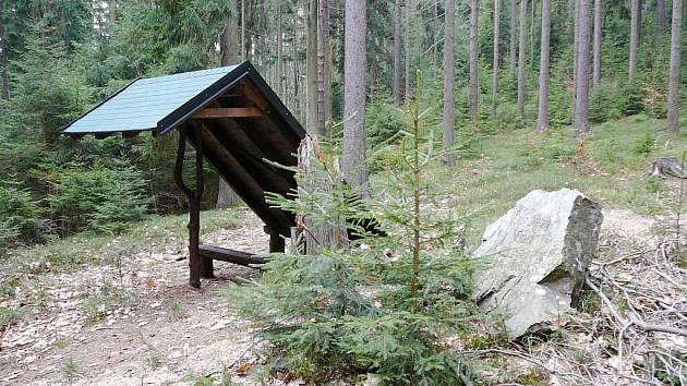 Jubilejní kámen v Moravském Karlově.