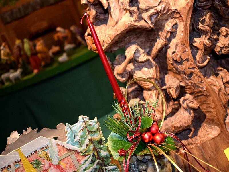 Vánoční výstava betlémů a dekorací v letohradském Muzeu řemesel.