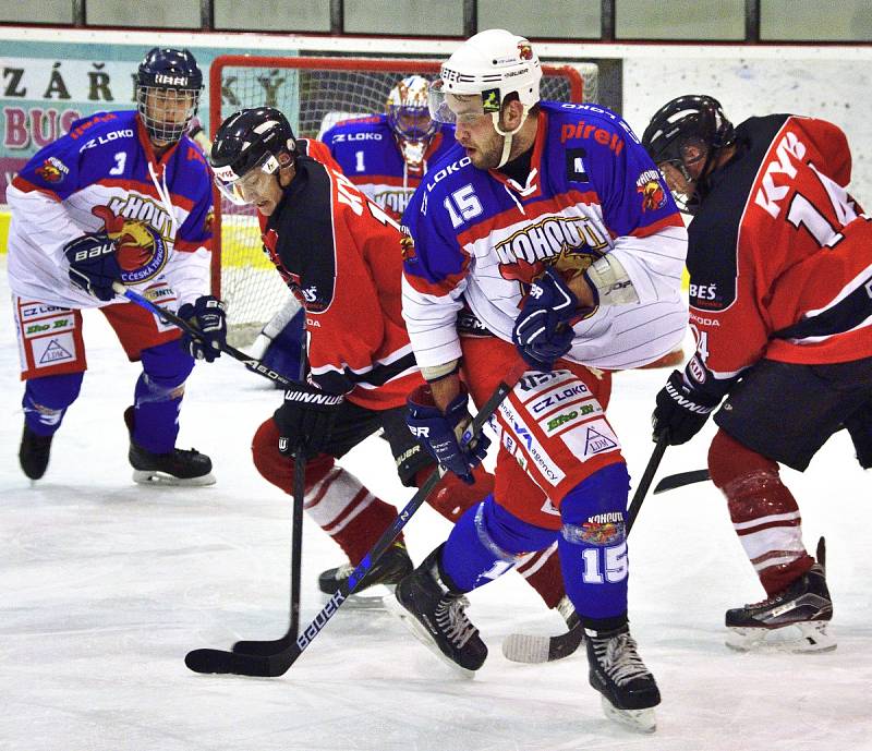 Krajská hokejová liga: HC Kohouti Česká Třebová - HC Chrudim.