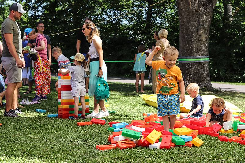 V sobotu se ve vysokomýtských Jungamnnových sadech konal rodinný festival.