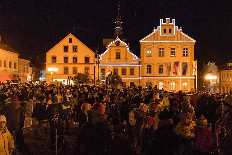 Zahájení adventu a výstavy betlémů v České Třebové.