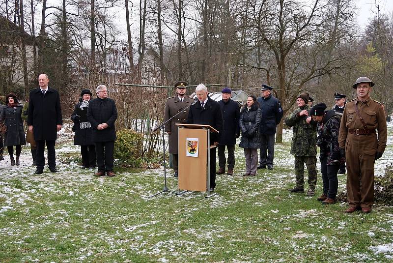 V Žamberku si připomněli 77. výročí od odhalení zpravodajské skupiny BARIUM gestapem.