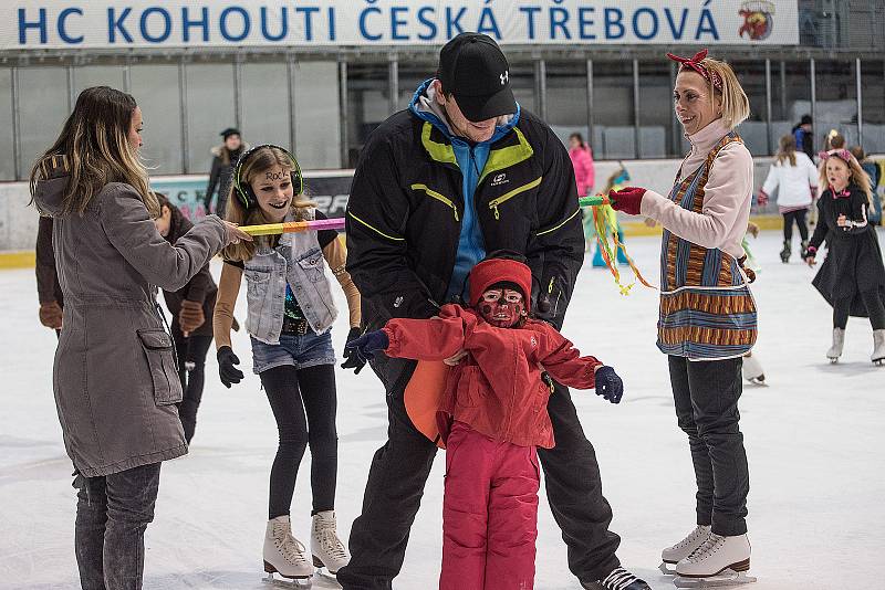 Na zimním stadionu v České Třebové se v sobotu konal karneval na ledě.