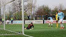 Česká fotbalová liga: FK Slavoj Vyšehrad - TJ Jiskra Ústí nad Orlicí.