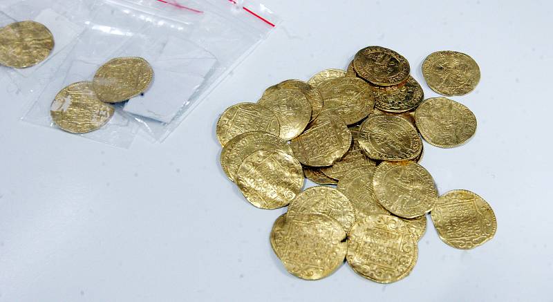 Zlatý poklad nalezený u Králík