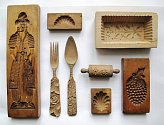 Výrobky ze dřeva ze sbírek Městského muzea Žamberk.