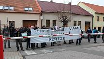 Protesty zaměstnanců Iveca ve Vysokém Mýtě