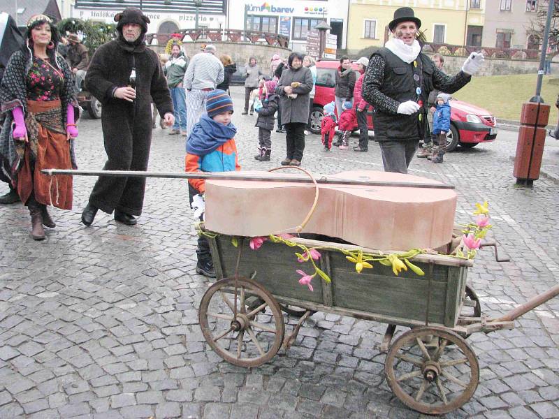 Masopust v Jablonném nad Orlicí.