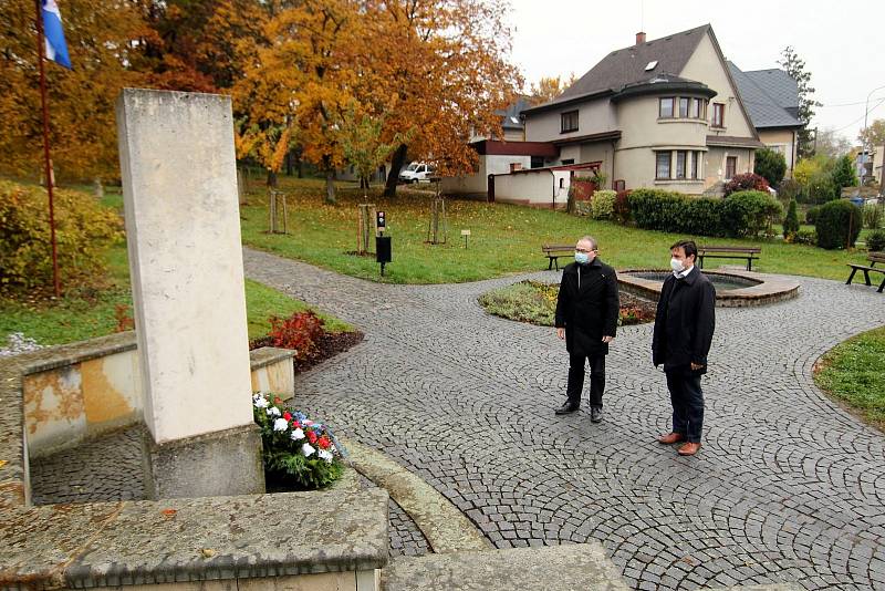 Zástupci města Ústí nad Orlicí v úterý 27. října připomněli 102. výročí vzniku samostatného Československého státu.