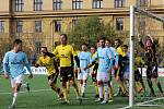 Česká fotbalová liga: FK Slavoj Vyšehrad - TJ Jiskra Ústí nad Orlicí.