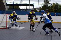 SK Hokejbal Letohrad vs. HBC Hostivař.