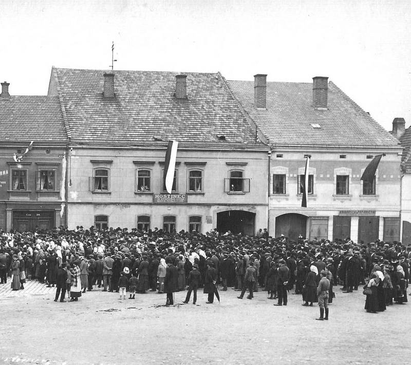 Hostinec U Zlatého Orla, počátek 20. století