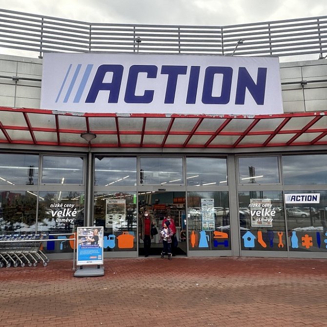 Prodejna Action. Ilustrační foto