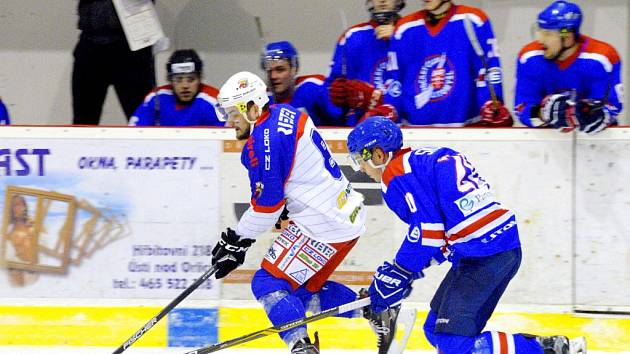Krajská hokejová liga, semifinále play off: HC Kohouti Česká Třebová - HC Litomyšl.