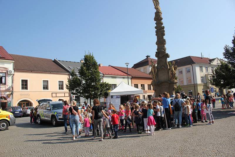 Všechny složky integrovaného záchranného systému dorazily na choceňské náměstí.