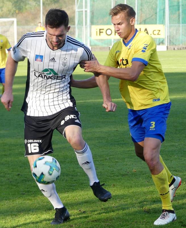 Česká fotbalová liga: TJ Jiskra Ústí nad Orlicí - FC Písek.