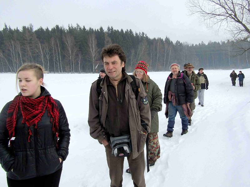 Zimní táboření v Přívratu.