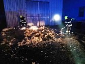 V Chocni v pondělí 13. prosince hořelo ve firmě na výrobu textilu