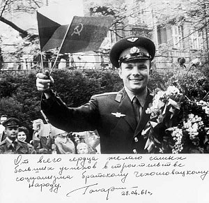 Jurij Gagarin nás pozval do vesmíru.