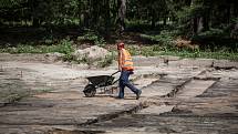 Záchranný archeologický výzkum v trase budoucí dálnice D35 u obce Rokytno.