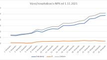 Vývoj hospitalizací v NPK od 1. 11. 2021