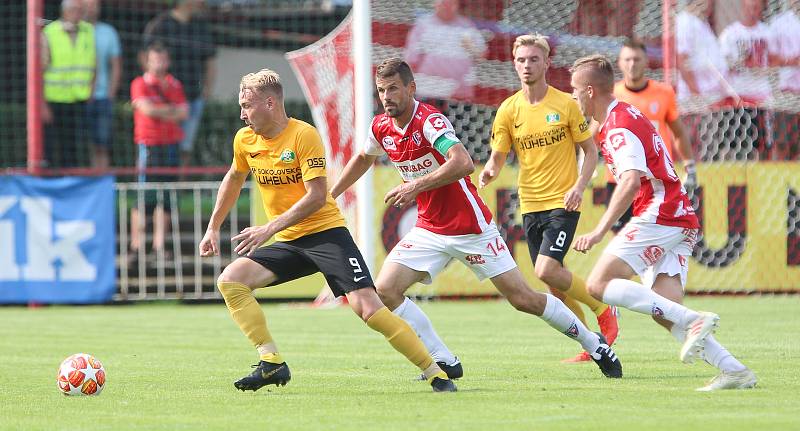 Fotbalová FORTUNA:NÁRODNÍ LIGA: FK Pardubice - FK Baník Sokolov.