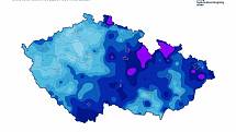 Nejvyšší úhrny srážek byly v červnu v Pardubickém kraji, lokálně pak rovněž v Jeseníkách, Jizerských horách a Beskydech.